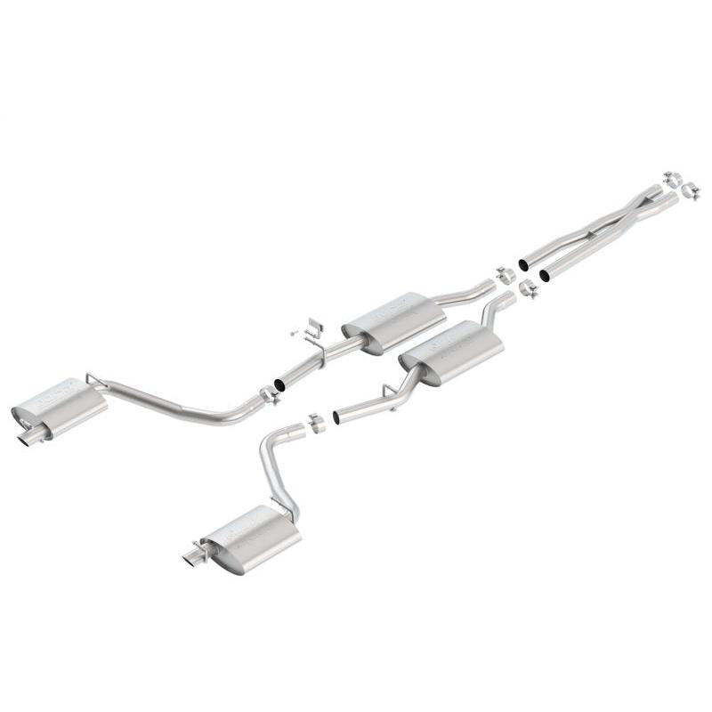 Borla 15-16 Dodge Charger 3.6L V6 ATAK Cat Back Exhaust (Uses Factory Valence)-SR1 Performance