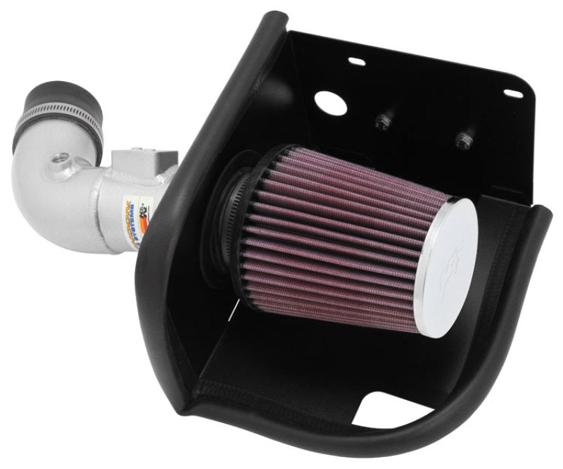 K&N 11-12 Ford Fiesta 1.6L L4 Silver Typhoon Performance Intake-SR1 Performance