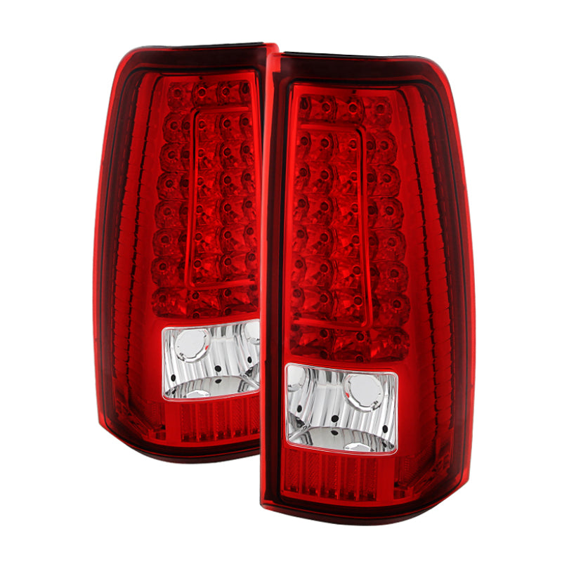 Xtune Chevy Silverado 1500/2500/3500 99-02 Version 2 LED Tail Lights Red Clear ALT-ON-CS99-G2-LED-RC-SR1 Performance