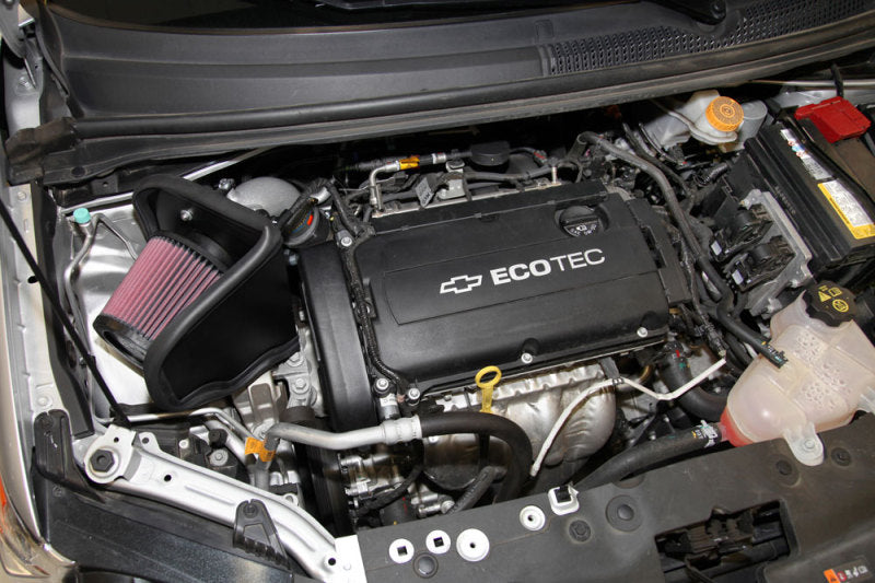 K&N 12 Chevy Sonic 1.8L Silver Typhoon Cold Air Intake-SR1 Performance