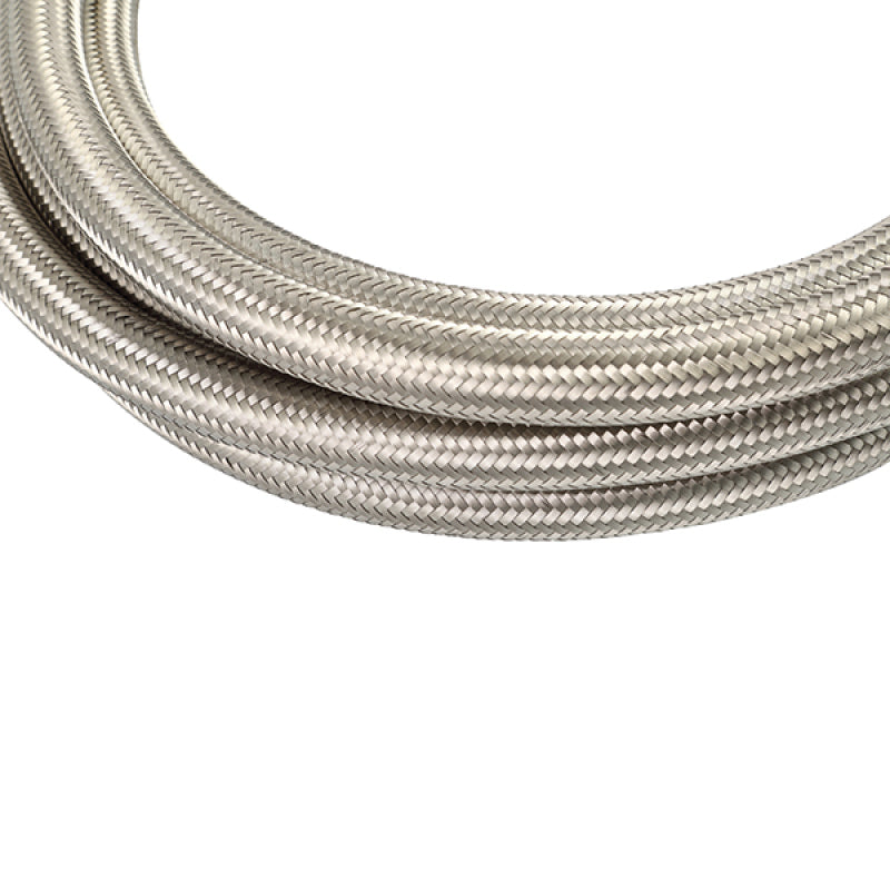 Mishimoto 10Ft Stainless Steel Braided Hose w/ -6AN Fittings - Stainless-SR1 Performance