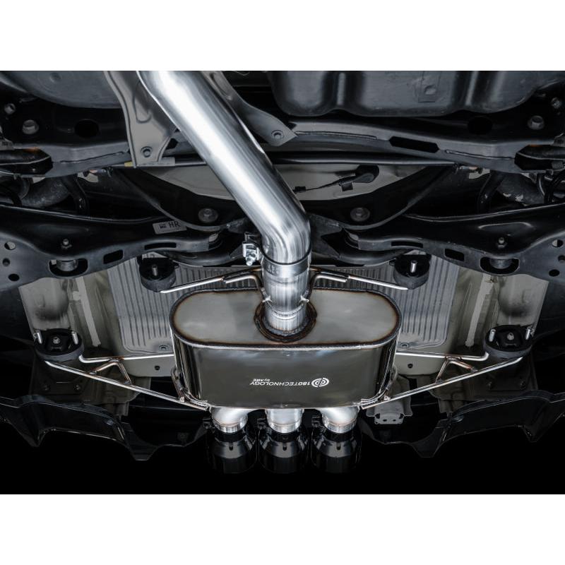AWE Tuning 2024 Acura Integra Type S DE5 FWD Touring Edition Exhaust w/ Triple Diamond Black Tips-SR1 Performance