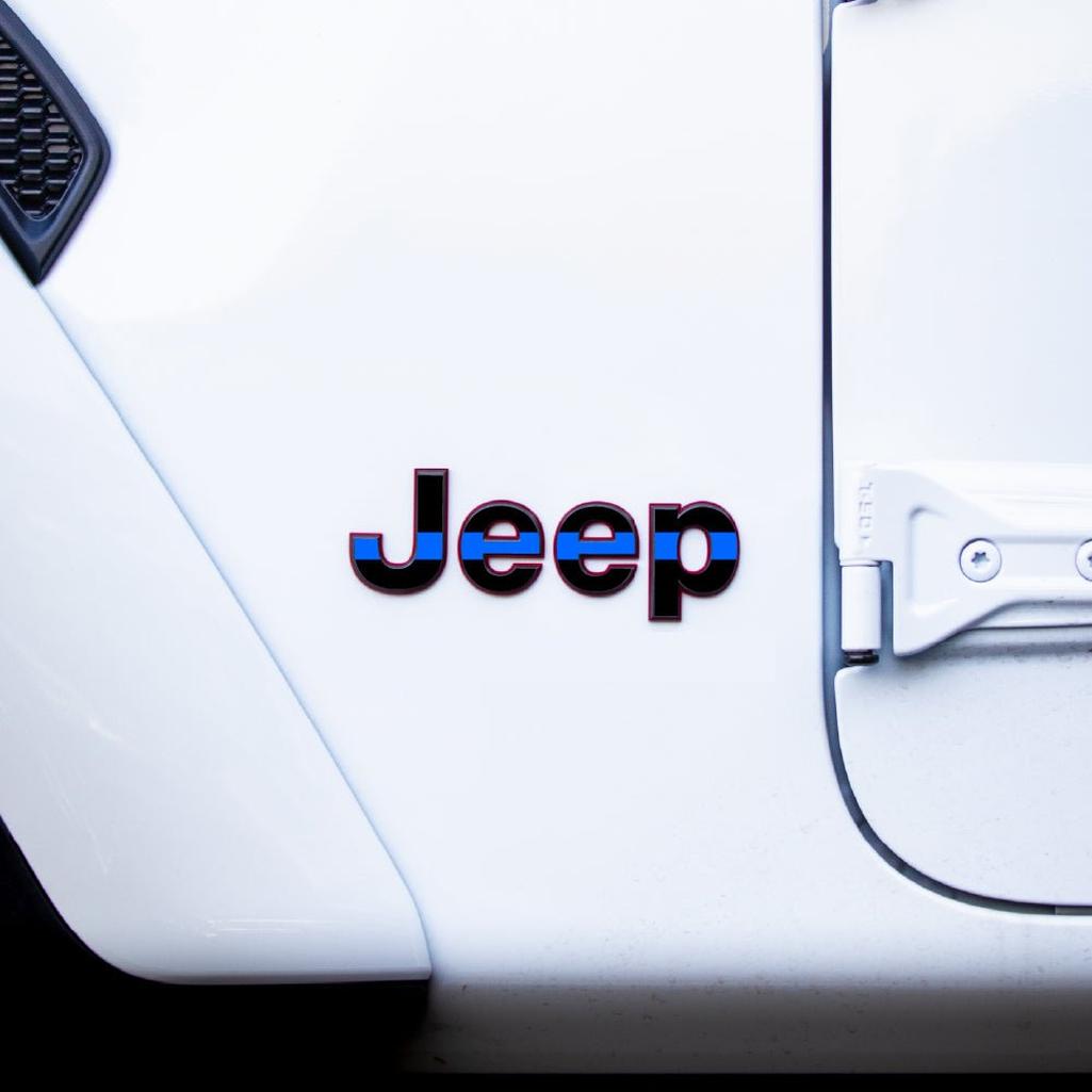 JEEP Gladiator Emblem Overlay Decal Set | Fits 2020+ Jeep Gladiator
