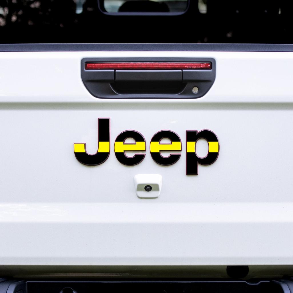 JEEP Gladiator Emblem Overlay Decal Set | Fits 2020+ Jeep Gladiator