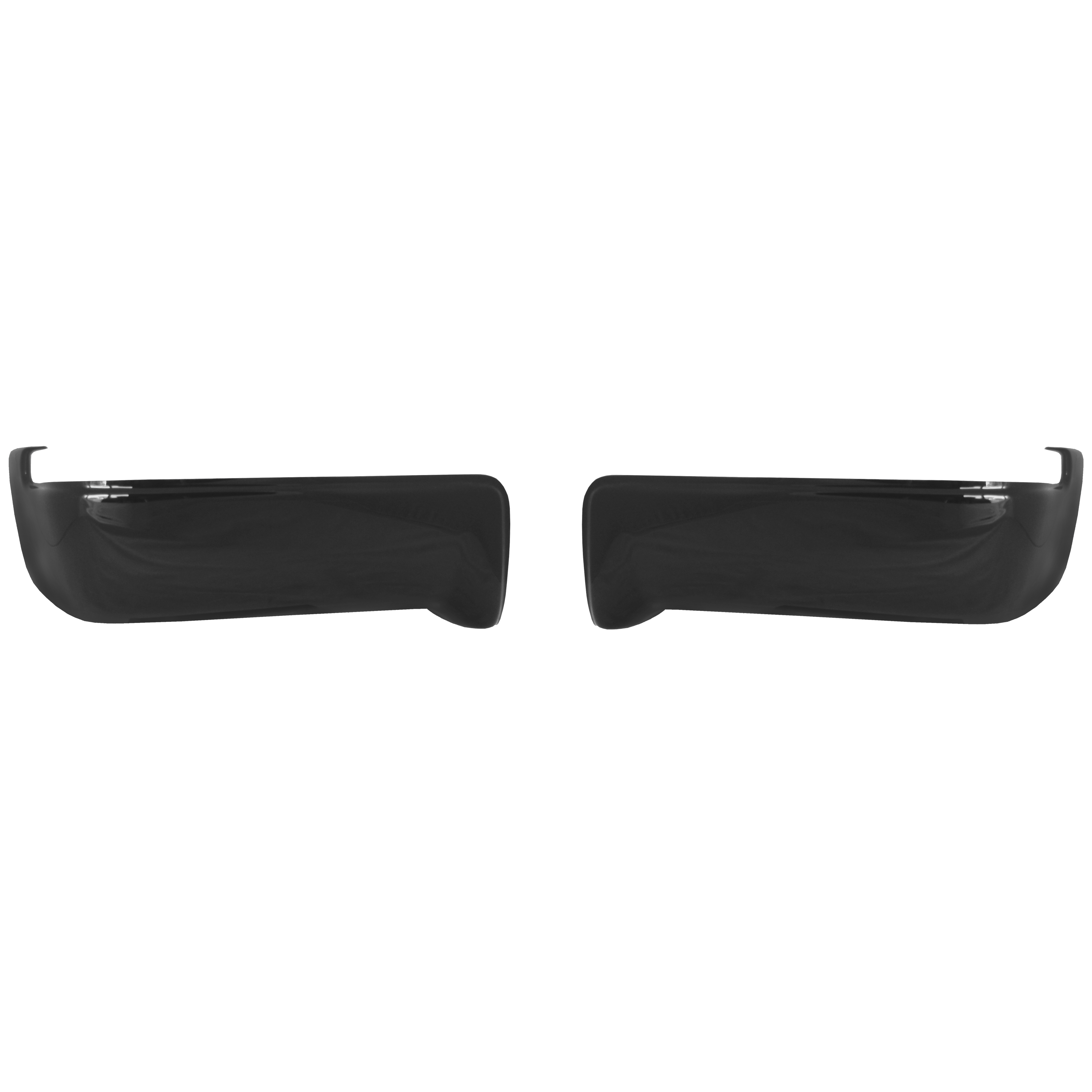 2009-2014 Ford F150 - Rear BUMPERSHELLZ™ - Truck Bumper Chrome Delete Caps