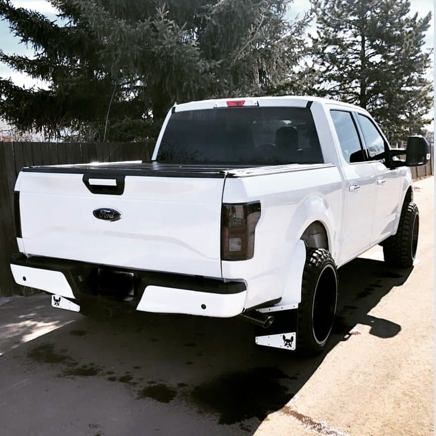 2015-2020 Ford F150 - Rear BUMPERSHELLZ™ - Decorative-Protective Rear Bumper Cover Set