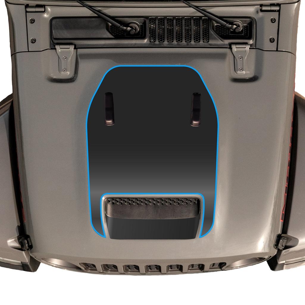 Hood Graphic for Wrangler JL 392 and Gladiator JT MOJAVE models - AdventureLifeDecals
