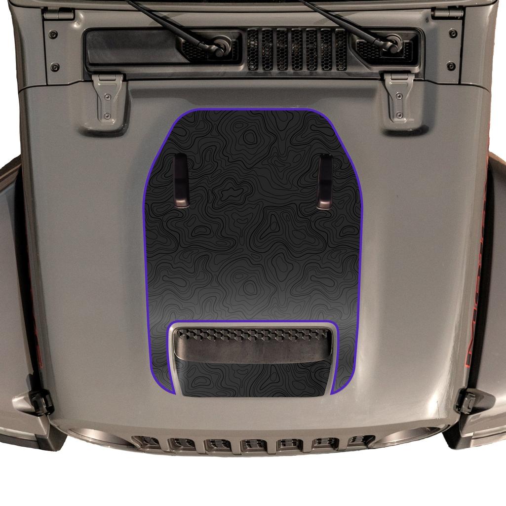 Hood Graphic for Wrangler JL 392 and Gladiator JT MOJAVE models - AdventureLifeDecals