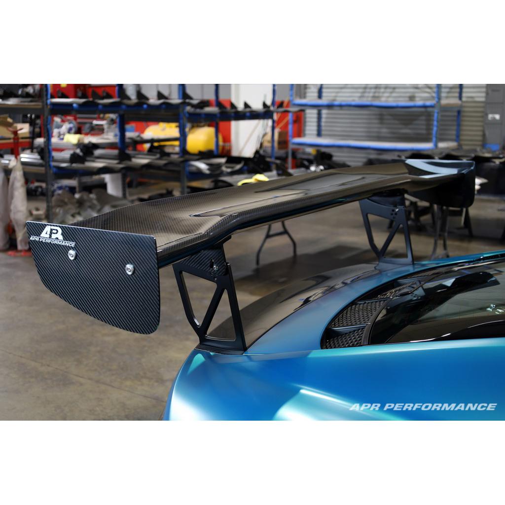 Audi R8 GTC-500 Adjustable Wing, with Carbon Fiber draft Spoiler Panel Replacement 2016-2022