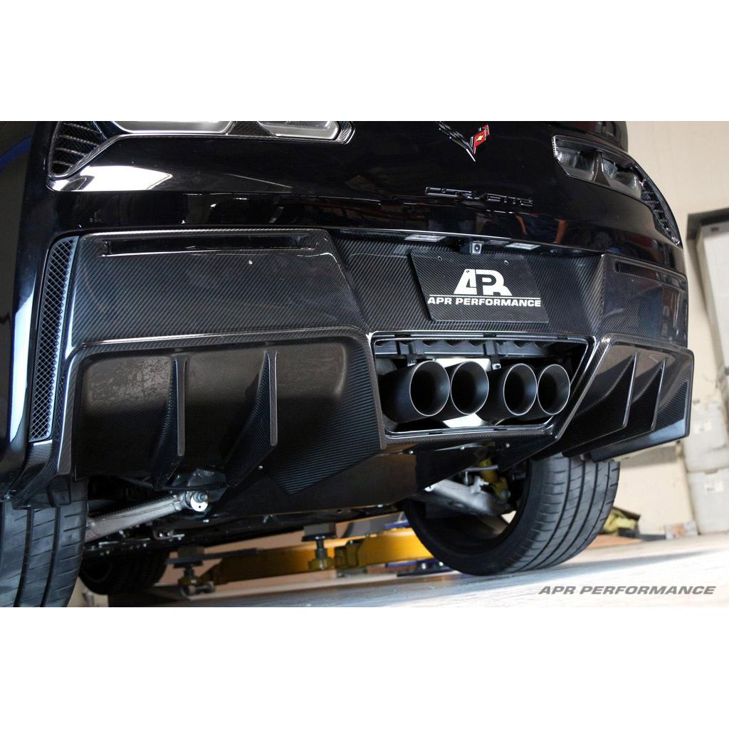 Chevrolet Corvette C7 Z06 Rear Diffuser 2014-2019 Version 2