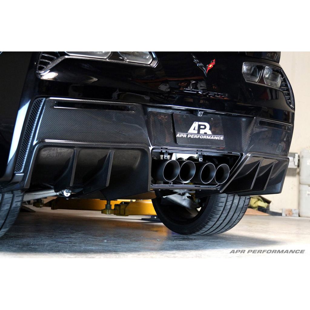 Chevrolet Corvette C7 Z06 Rear Diffuser 2014-2019 Version 2