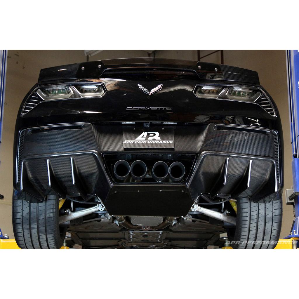 Chevrolet Corvette C7 Z06 Rear Diffuser 2014-2019 Version 2