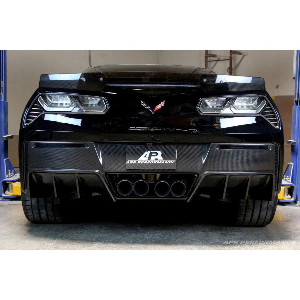 Chevrolet Corvette C7 Z06 Rear Diffuser 2014-2019 Version 2
