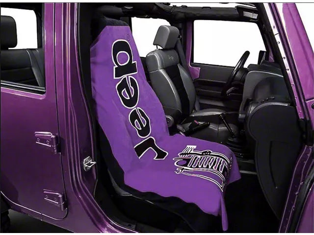Towel2Go Seat Cover with Jeep and Grille Logo
