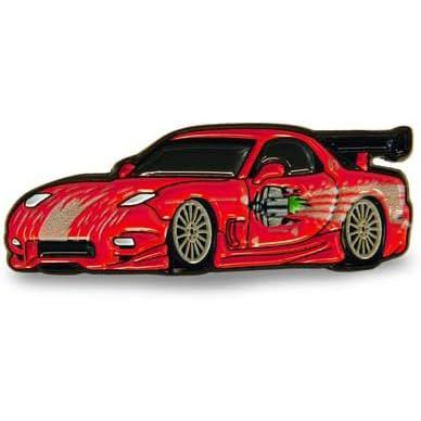 Dominic Toretto's 1993 Mazda RX-7 Enamel Pin - Fast and the Furious - RX7 JDM Style Lapel Pin - For Hats, Bags, Backpacks & Shirts-SR1 Performance