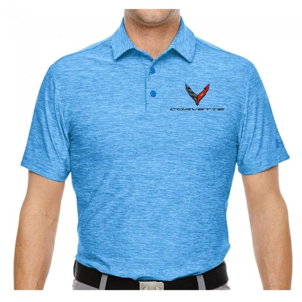 Corvette Next Generation Under Armour Polo : Blue Heather