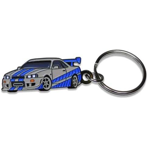 Paul Walker's Skyline R34 GTR V-Spec Keychain - Fast and Furious GT-R Key Chain-SR1 Performance