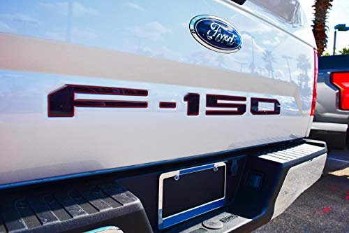 Eurosport Daytona Tailgate Letter Insert kit compatible with 2018, 2019 Ford F-150