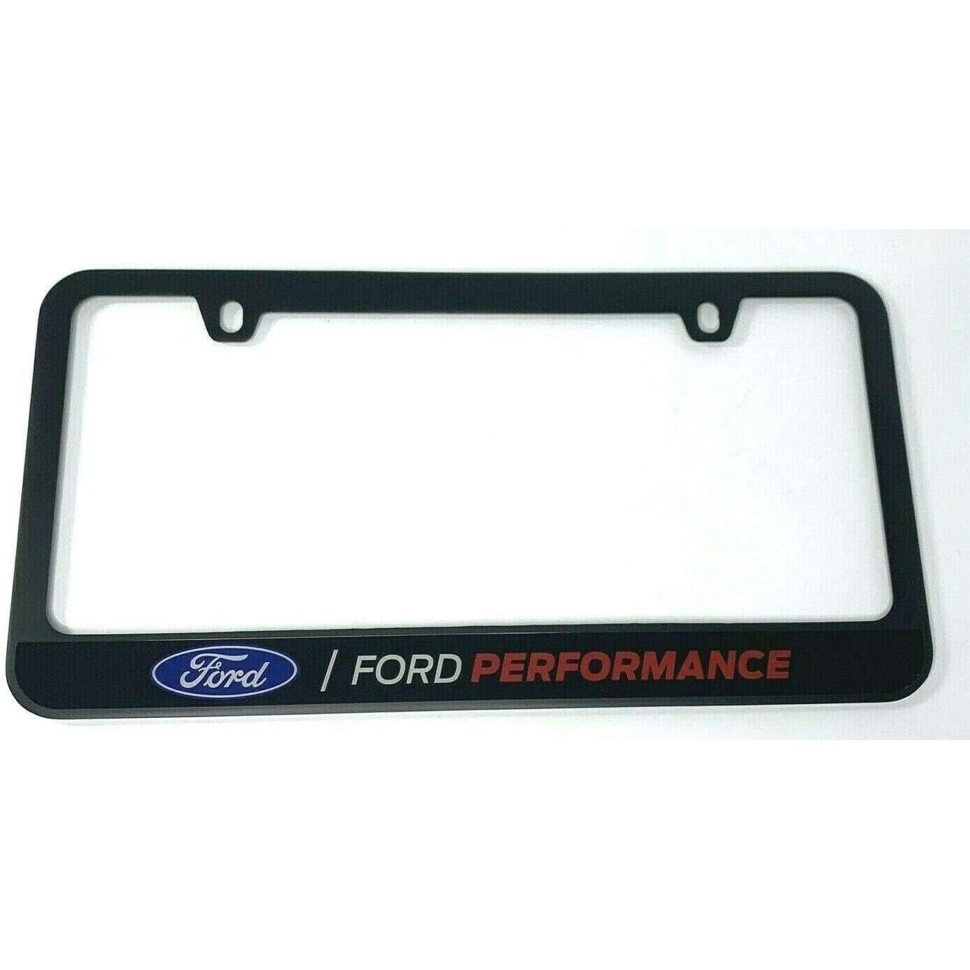 Ford Performance License Plate Frame - Black Acrylic-SR1 Performance