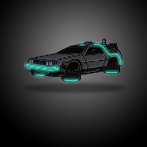 DeLorean Time Machine Enamel Pin - Back to the Future Lapel Pin-SR1 Performance