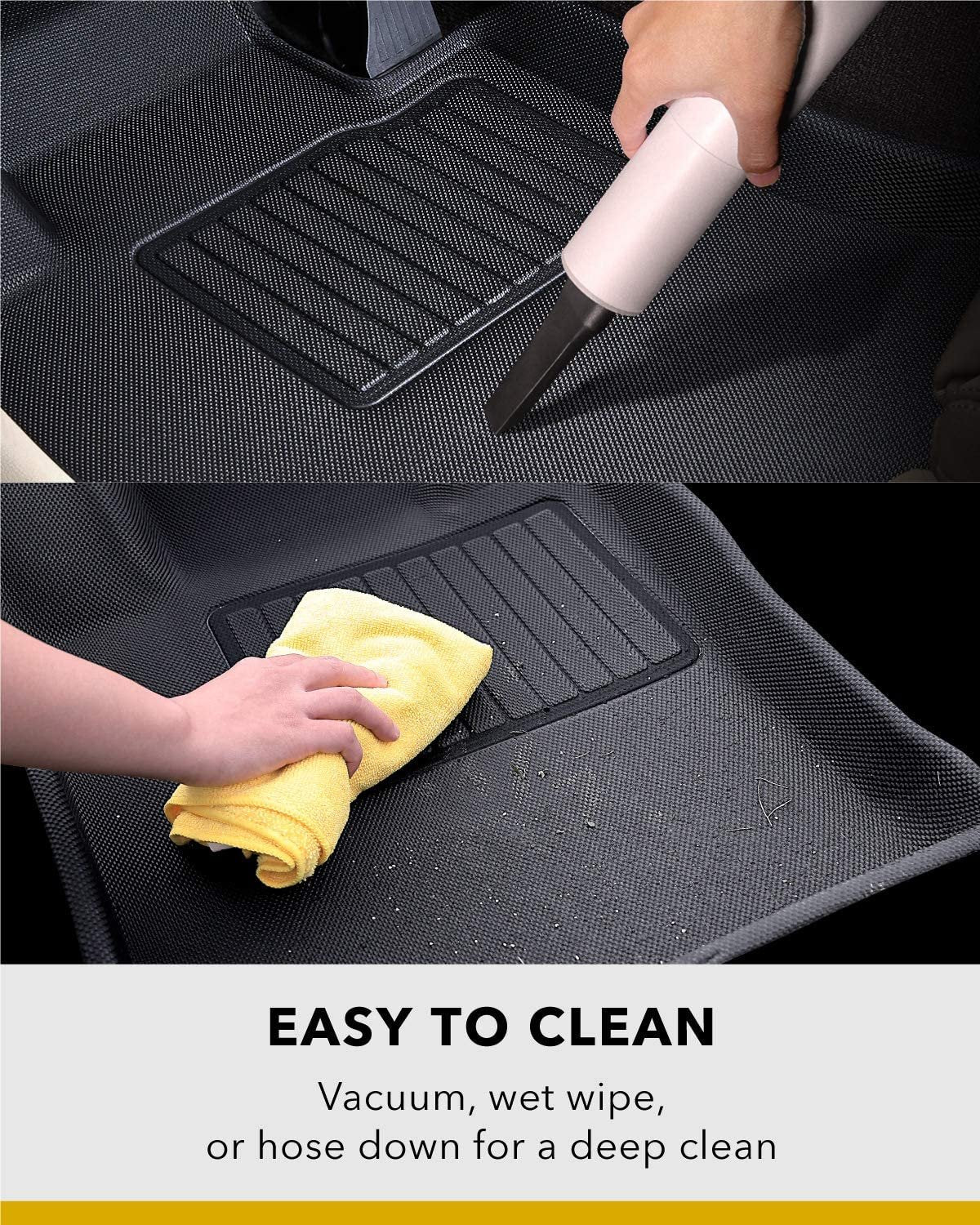 3D MAXpider Cargo Custom Fit All-Weather Floor Mat for Select Toyota Corolla Models - Kagu Rubber