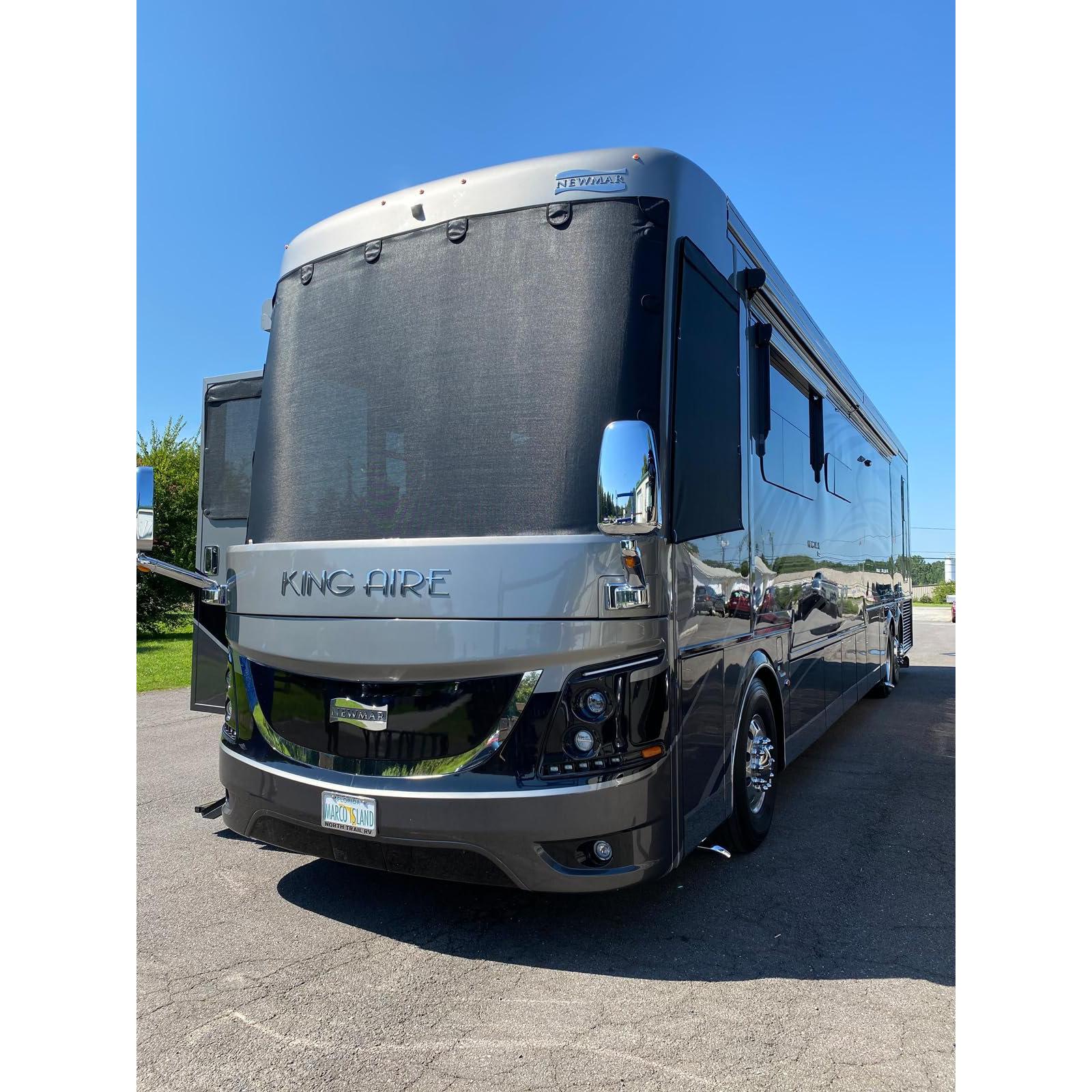 Class A RV/Motorhome Exterior Windshield Sun Shade by Magne Shade-SR1 Performance