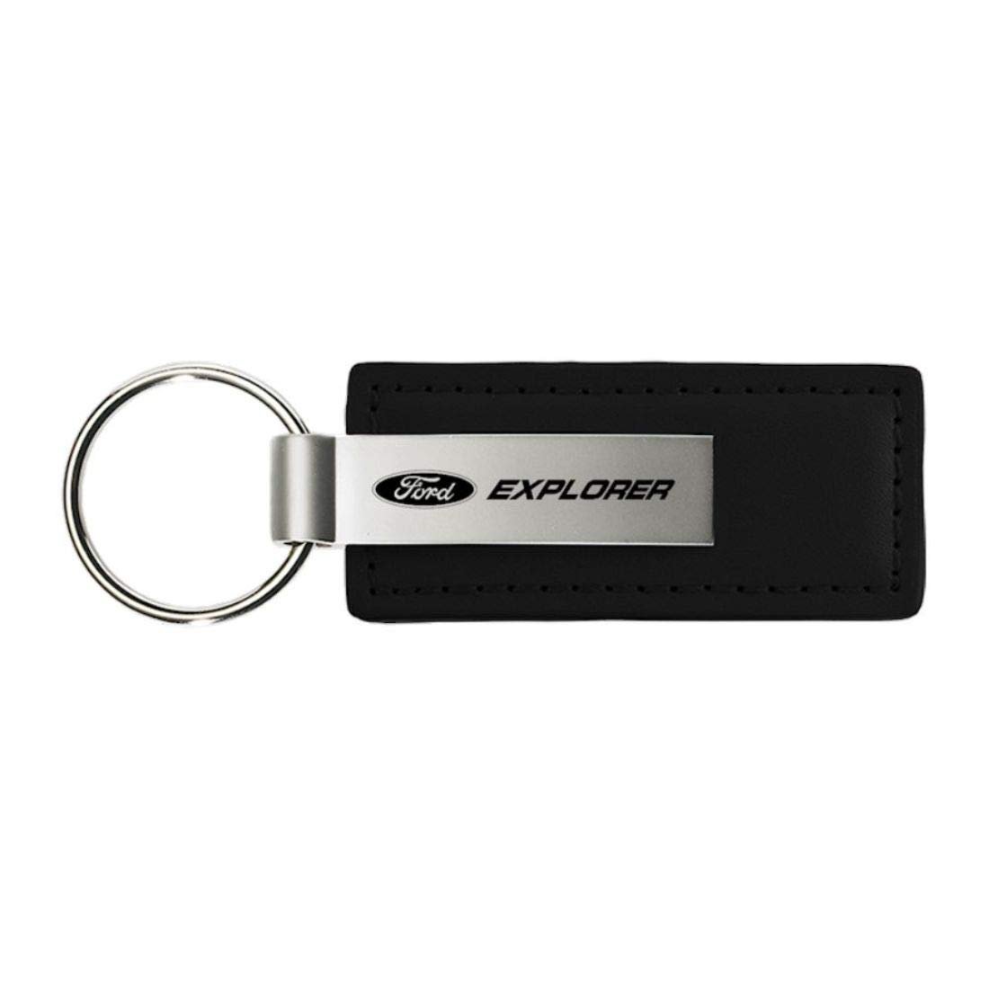 Ford Explorer Leather Keychain - Black