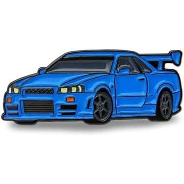 1999 Skyline R34 GTR Enamel Pin - JDM Edition GT-R Lapel Pin-SR1 Performance