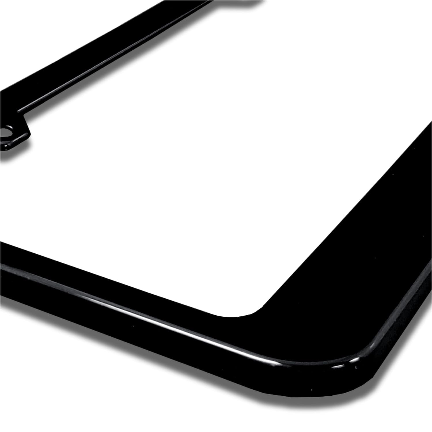 Au-TOMOTIVE GOLD, INC. Officially Licensed UV Print Logo on Black Polycarbonate License Plate Frame for SRT (Orange)