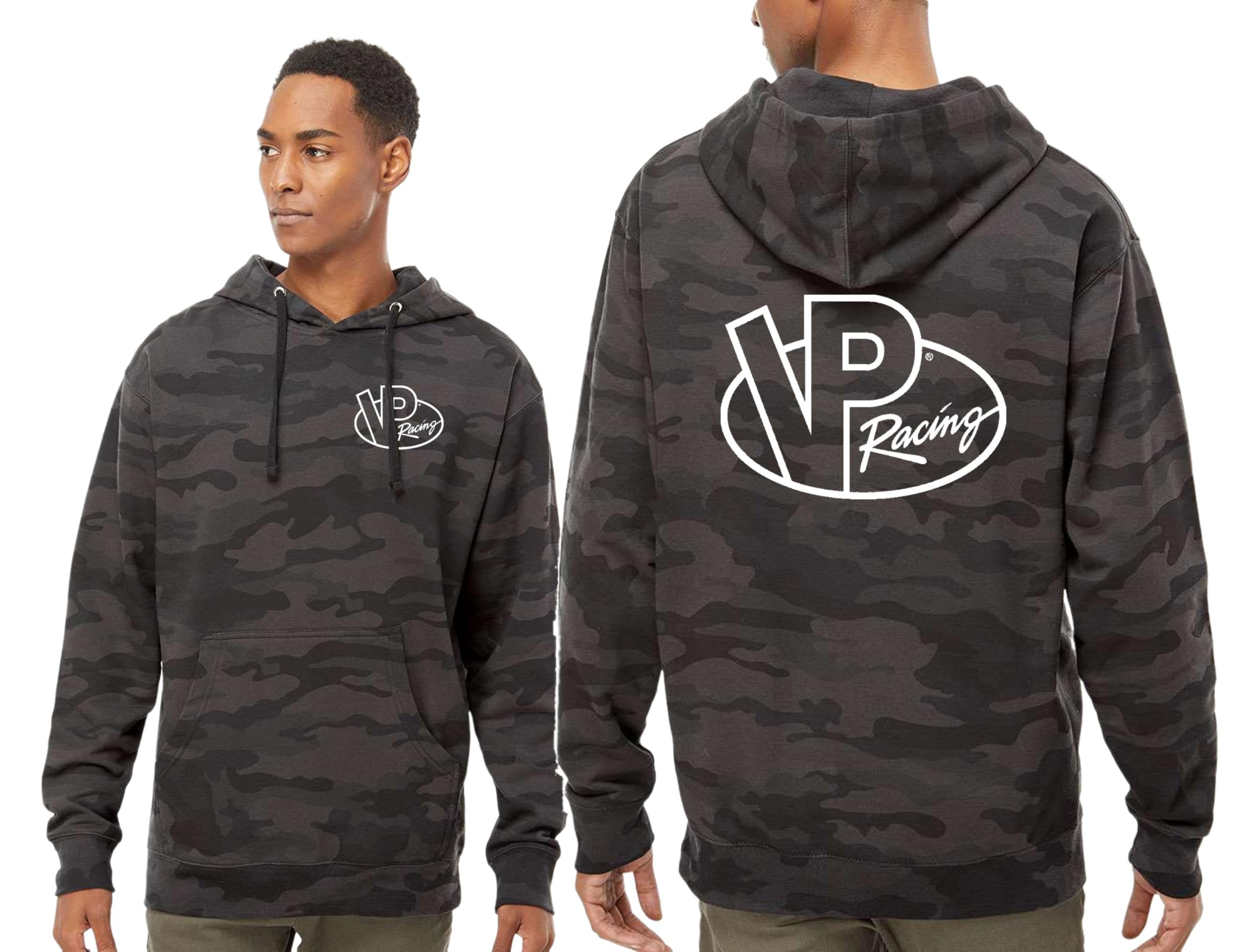 VP Racing Fuels Logo Camo Hoodie - Automotive Racing Sweatshirt