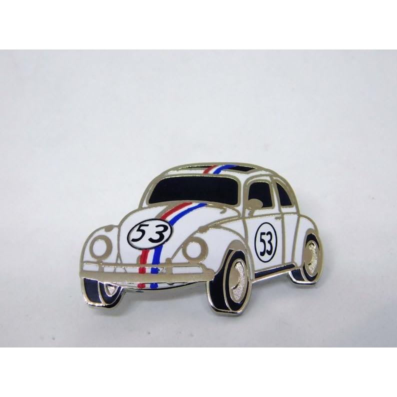 1963 Love Bug Herbie Enamel Pin - Volkswagen Beetle Classic Car Lapel Pin-SR1 Performance