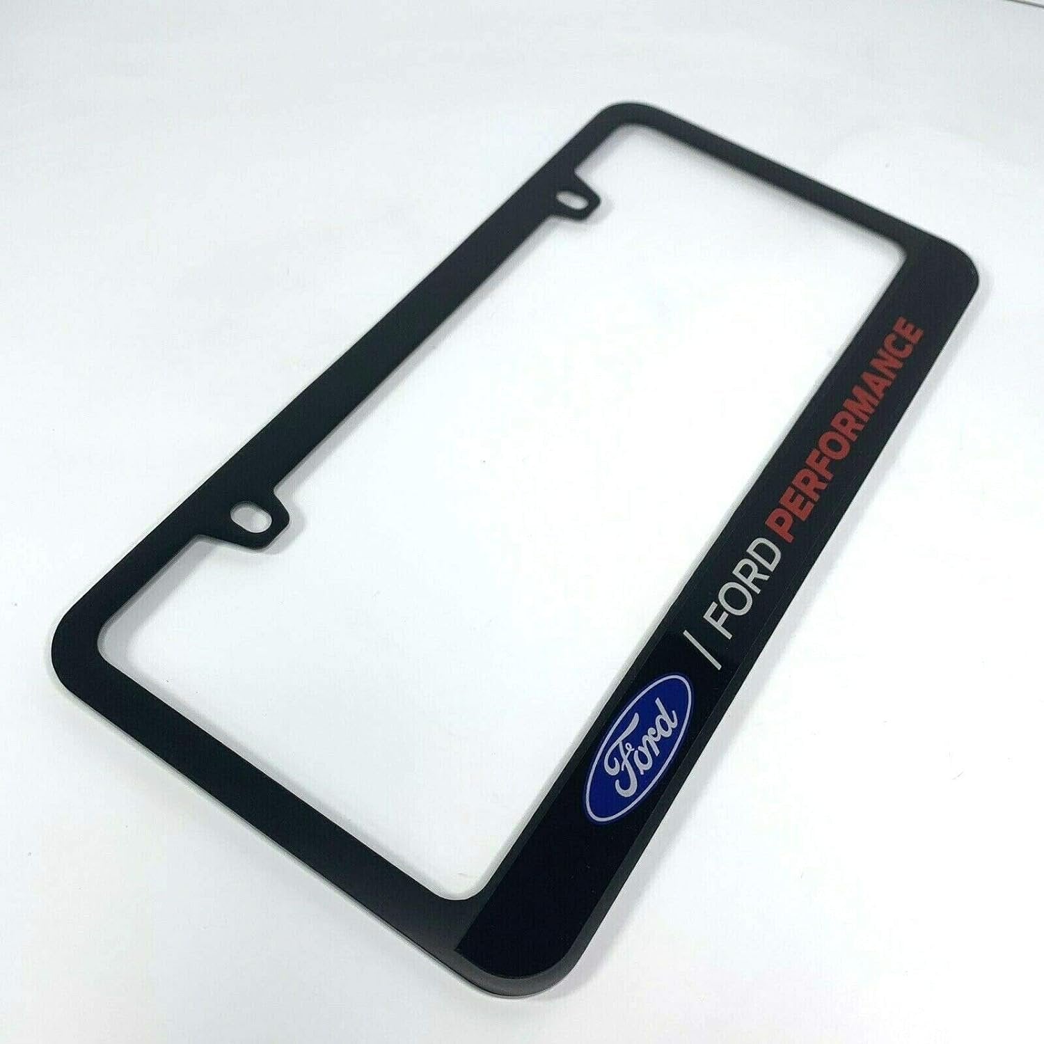 Ford Performance License Plate Frame - Black Acrylic-SR1 Performance
