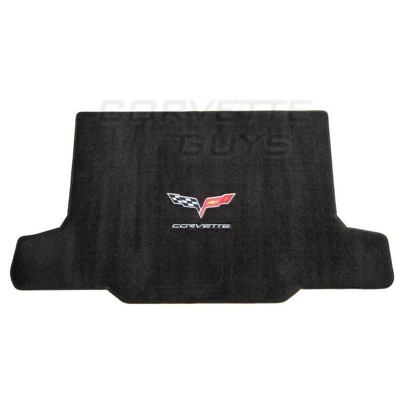 Ebony w/ Silver Lettering Corvette C6 Ultimat Cargo Convt Mat (05+)
