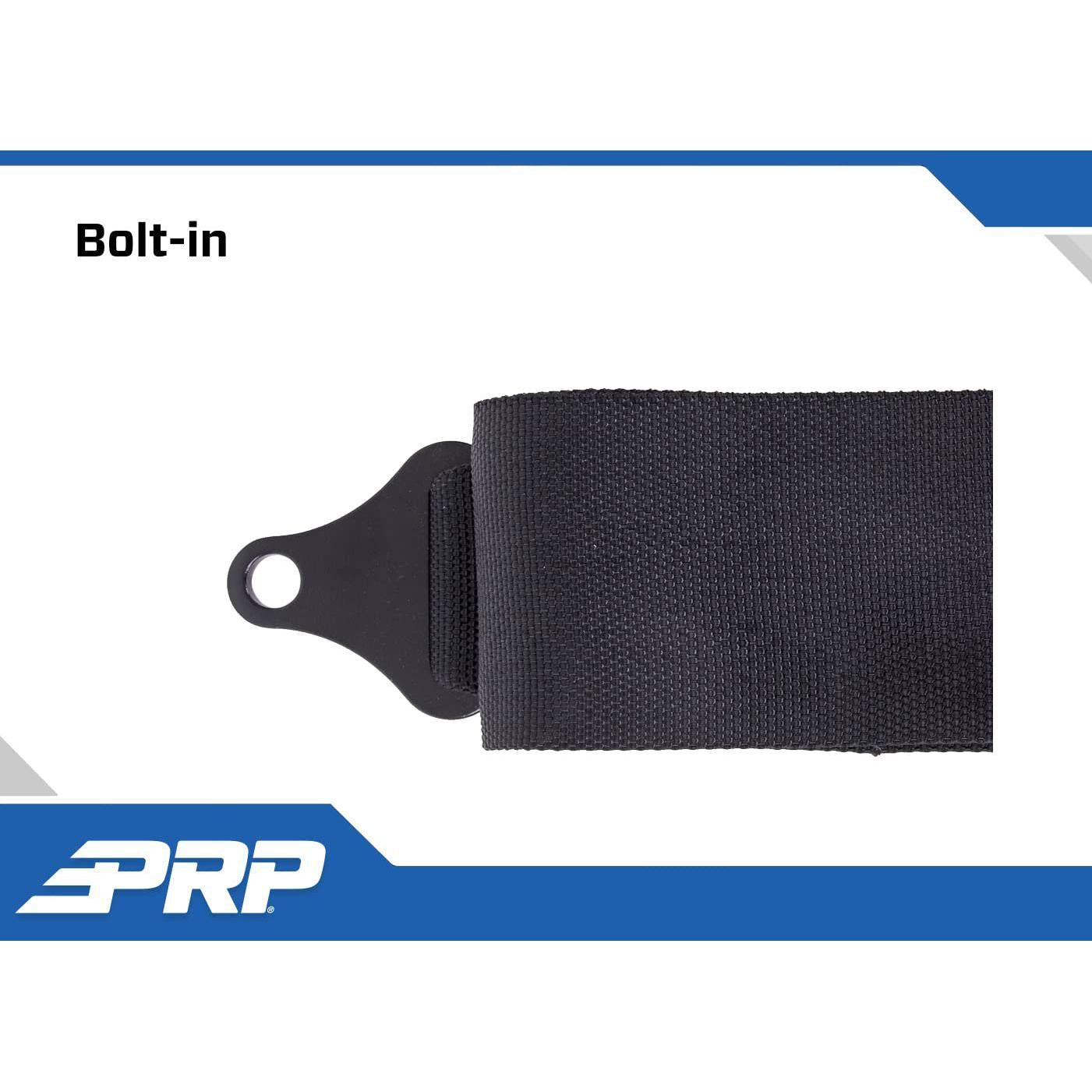 PRP Harnesses 2" 4 Point 2 Pack (Black)