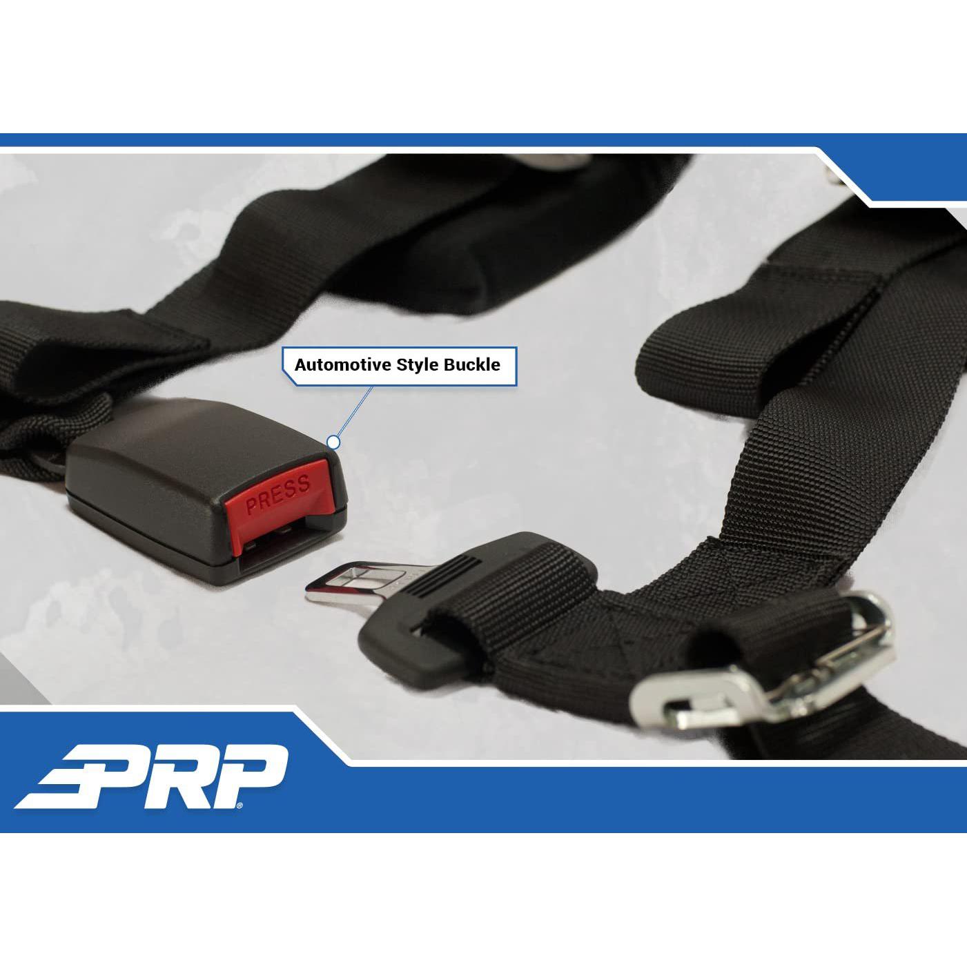 PRP Harnesses 2" 4 Point 2 Pack (Black)