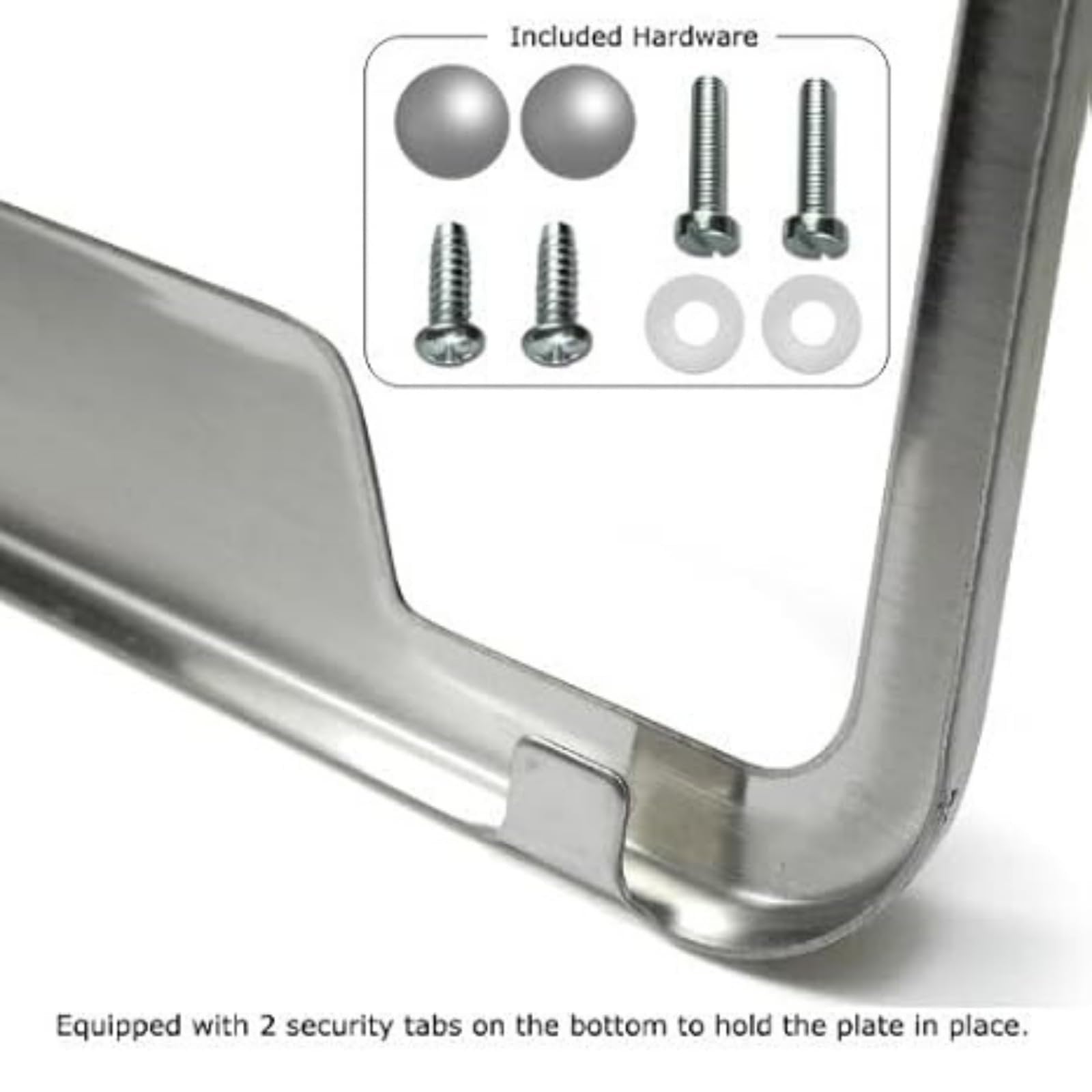 Au-TOMOTIVE GOLD, INC. Stainless Steel License Plate Frame for GMC AT4