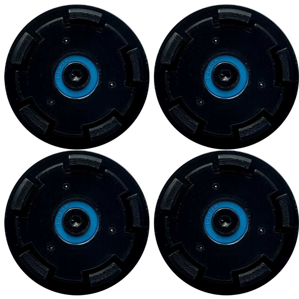 C6 Corvette DynamicCaps - Show Edition Floating Center Caps - Set of 4