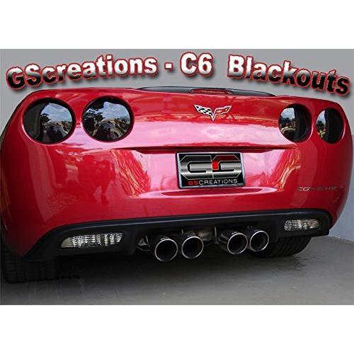 2005-2012 C6 & Z06 Corvette Rear Blackout Kit (5 Piece)-SR1 Performance