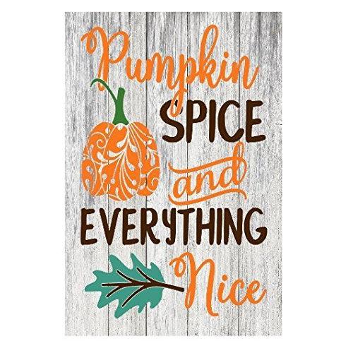 Give Thanks Autumn Season Rustic Metal Sign - 12" x 8"