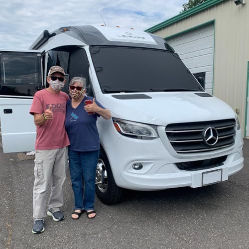 2015-2025 Mercedes Sprinter Van Exterior Windshield Sun Shade by Magne Shade-SR1 Performance