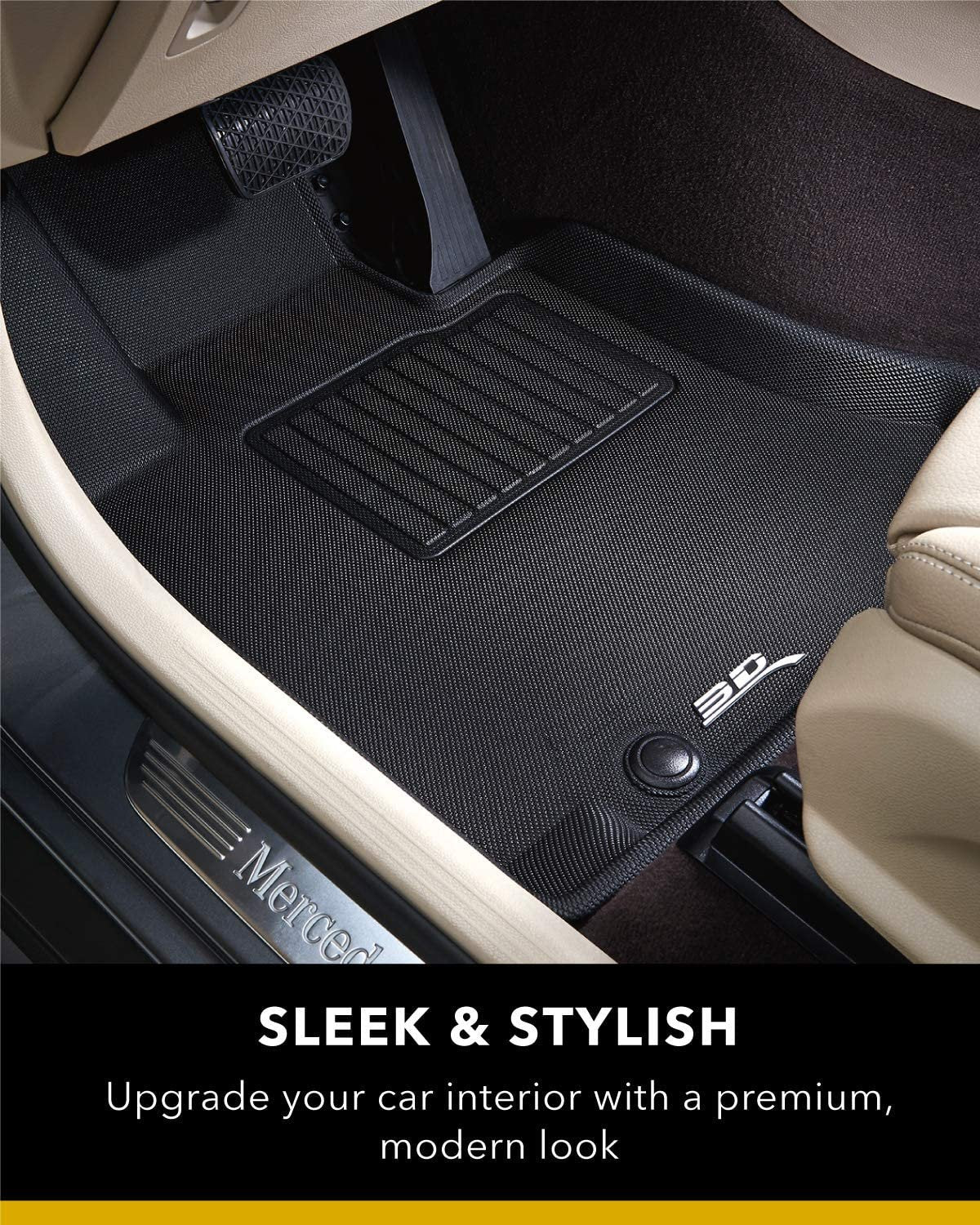 3D MAXpider Cargo Custom Fit All-Weather Floor Mat for Select Toyota Corolla Models - Kagu Rubber