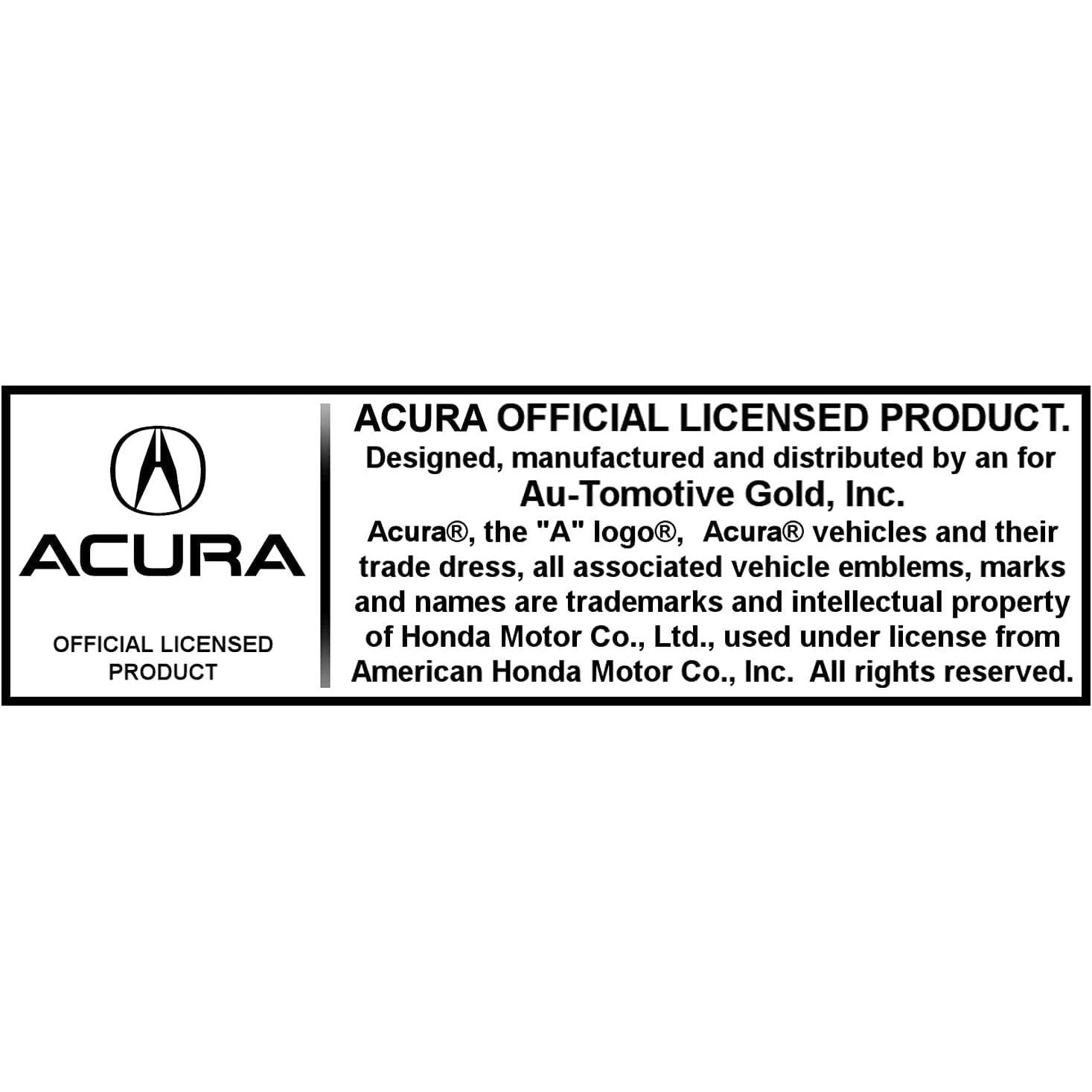 Acura Lanyard Neck Strap Key Chain - Black with White Logo-SR1 Performance