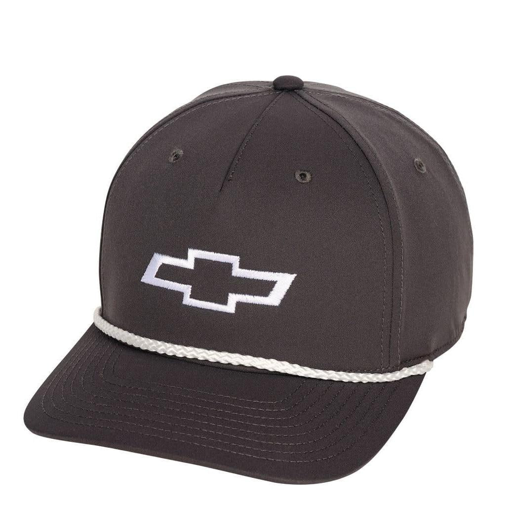 Chevy Bowtie Captain's Cord Snapback Hat - Chevrolet Rope Cap-SR1 Performance