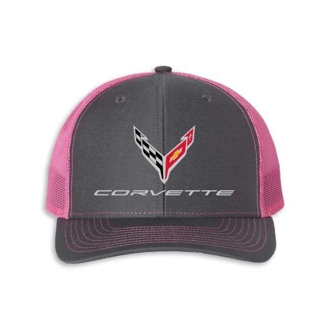 C8 Corvette Snapback Hat - Chevy Structured Mesh Back Cap-SR1 Performance