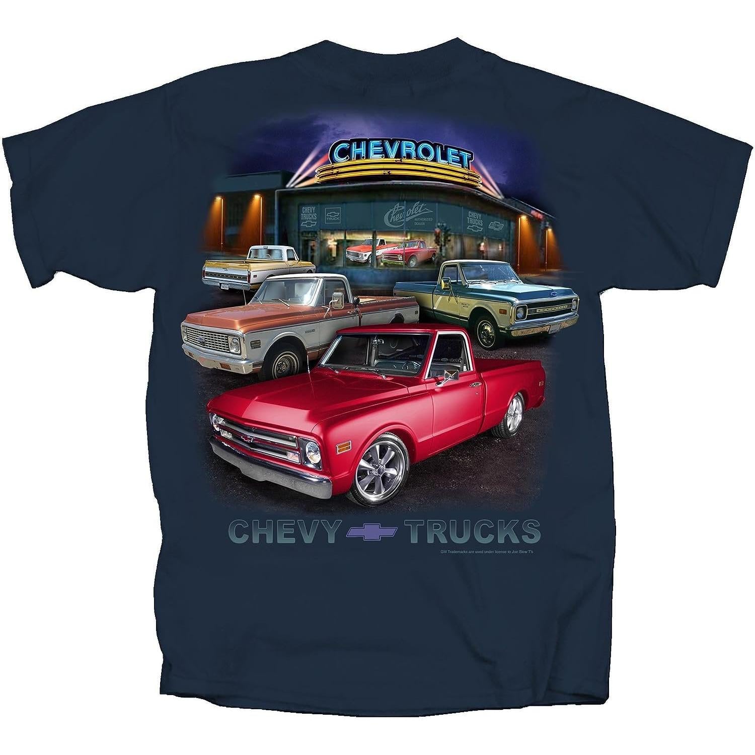 1967 to 1972 Chevy Pickup Trucks T-Shirt - Chevrolet Vintage Shirt-SR1 Performance