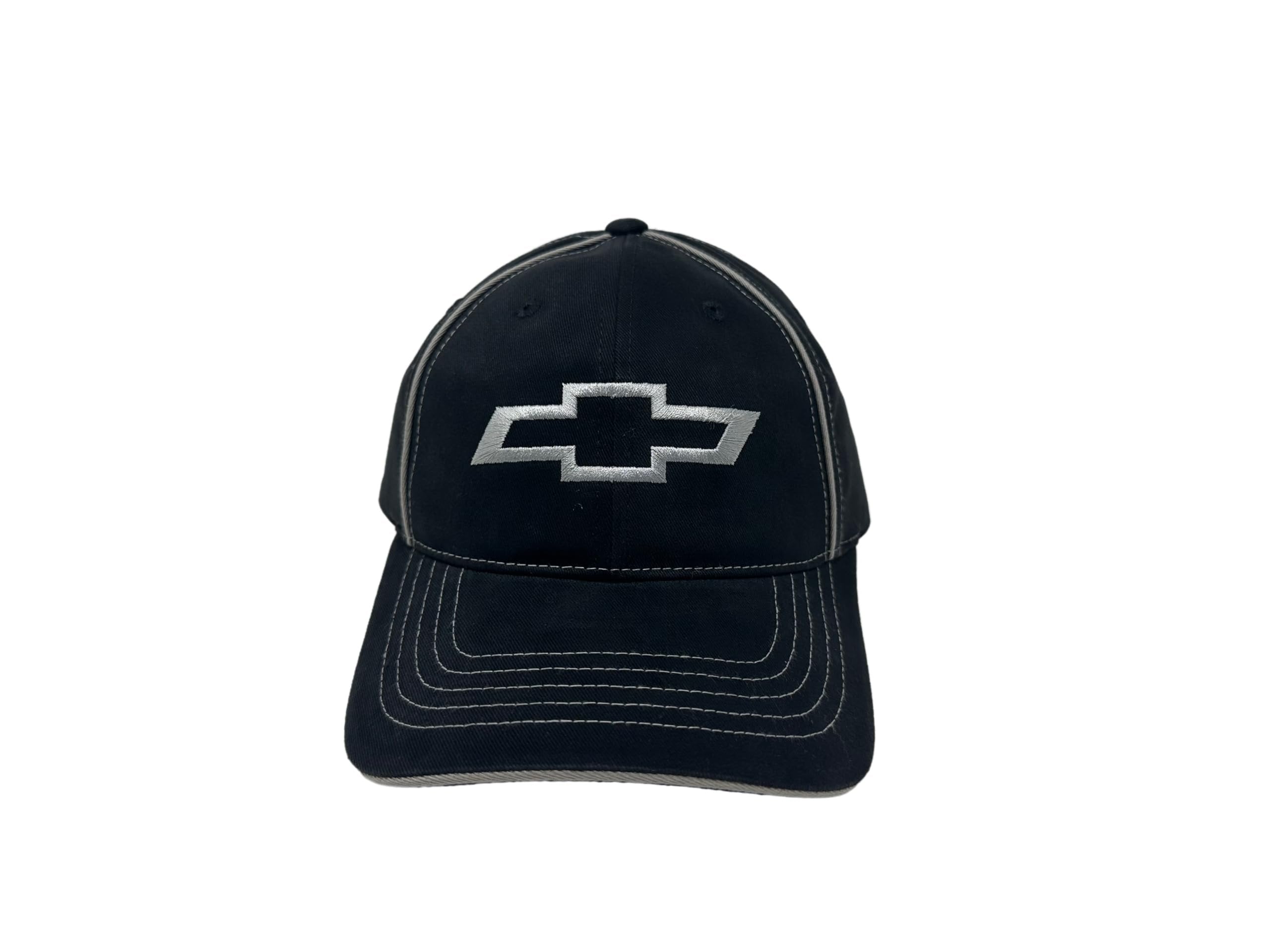Chevrolet Bowtie Logo Performance Black Hat - Twill Cap w/Adjustable Closure
