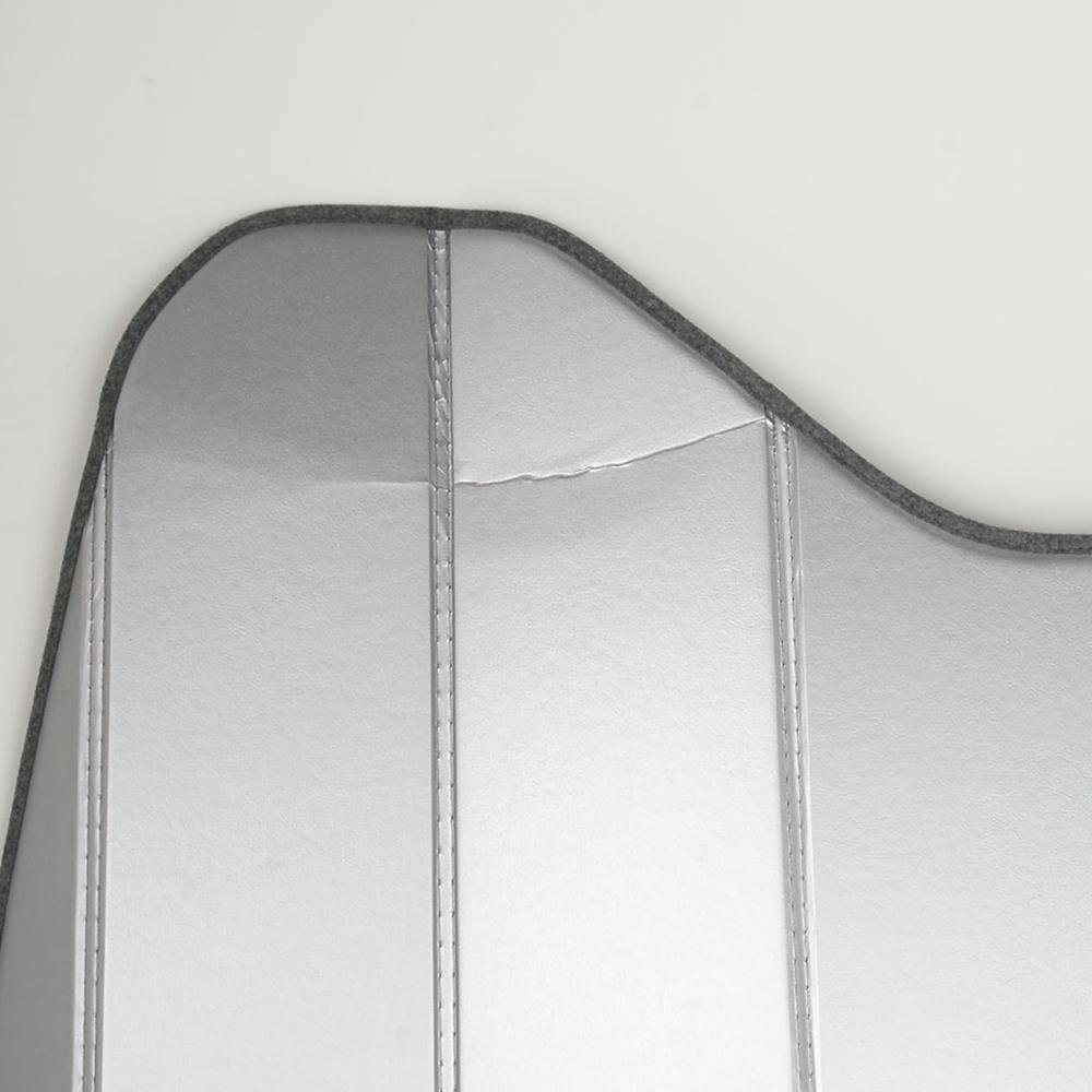 C7 Corvette Stingray Accordion Style Sunshade - Insulated Plain Silver-SR1 Performance