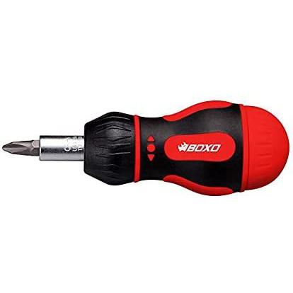 BOXO USA Ratcheting Screwdriver Red/Black
