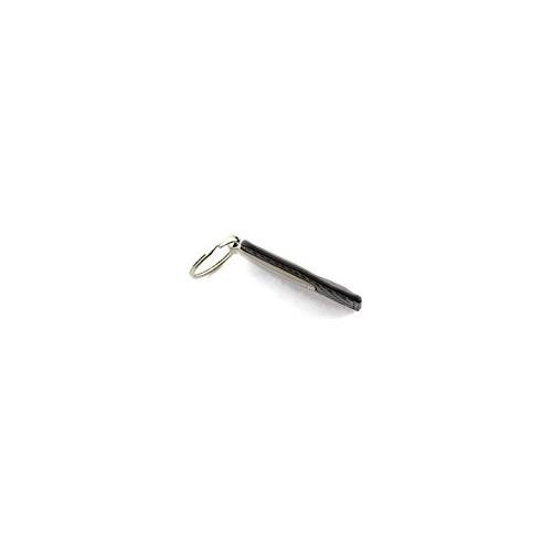 Au-Tomotive Gold, INC. Officially Licensed Black Carbon Fiber Texture Leather Key Chain for Ford Raptor