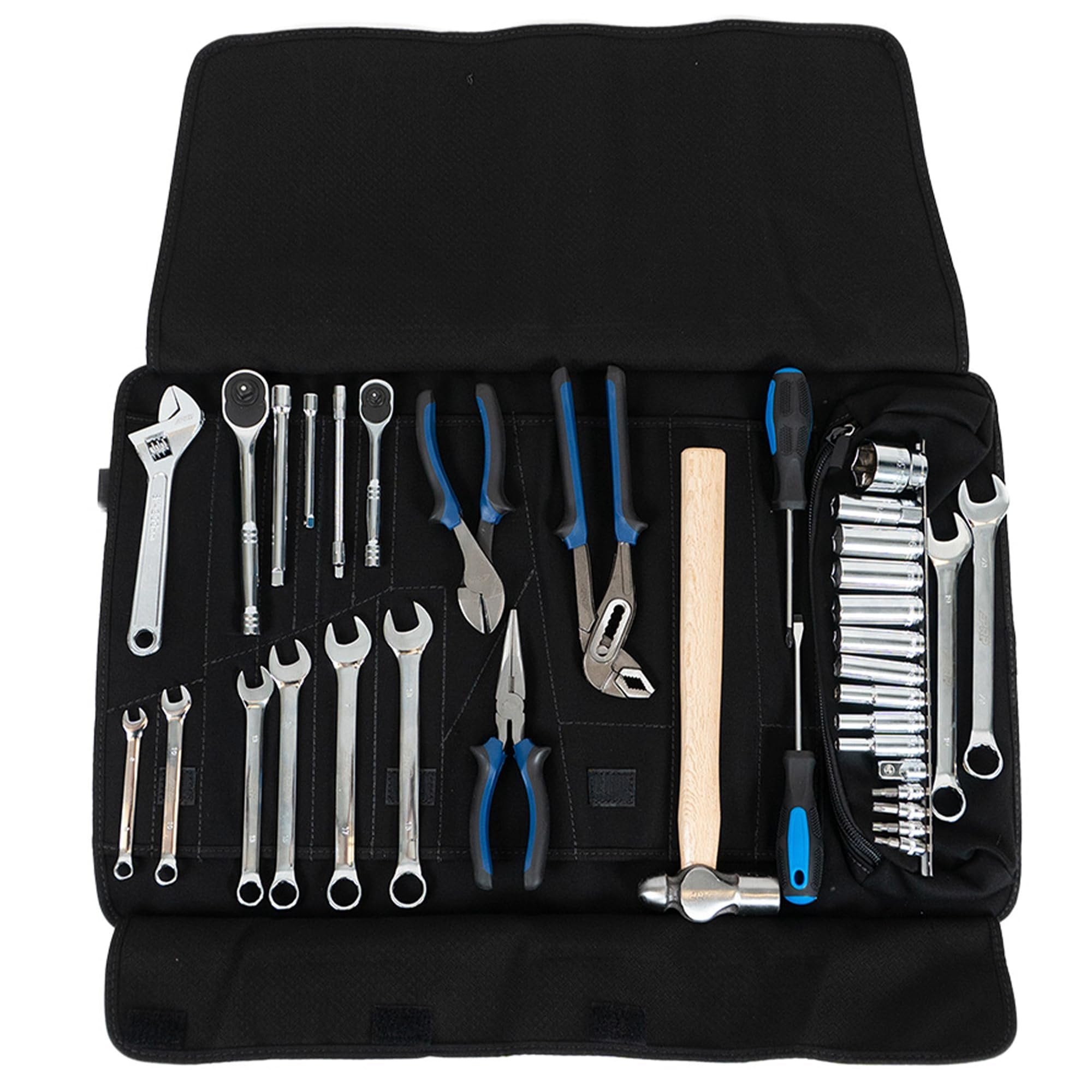PRP UTV Tool Kit Roll-Up Storage Bag for Can-Am X3, Sport, Trail, Commander - 35 Piece-SR1 Performance